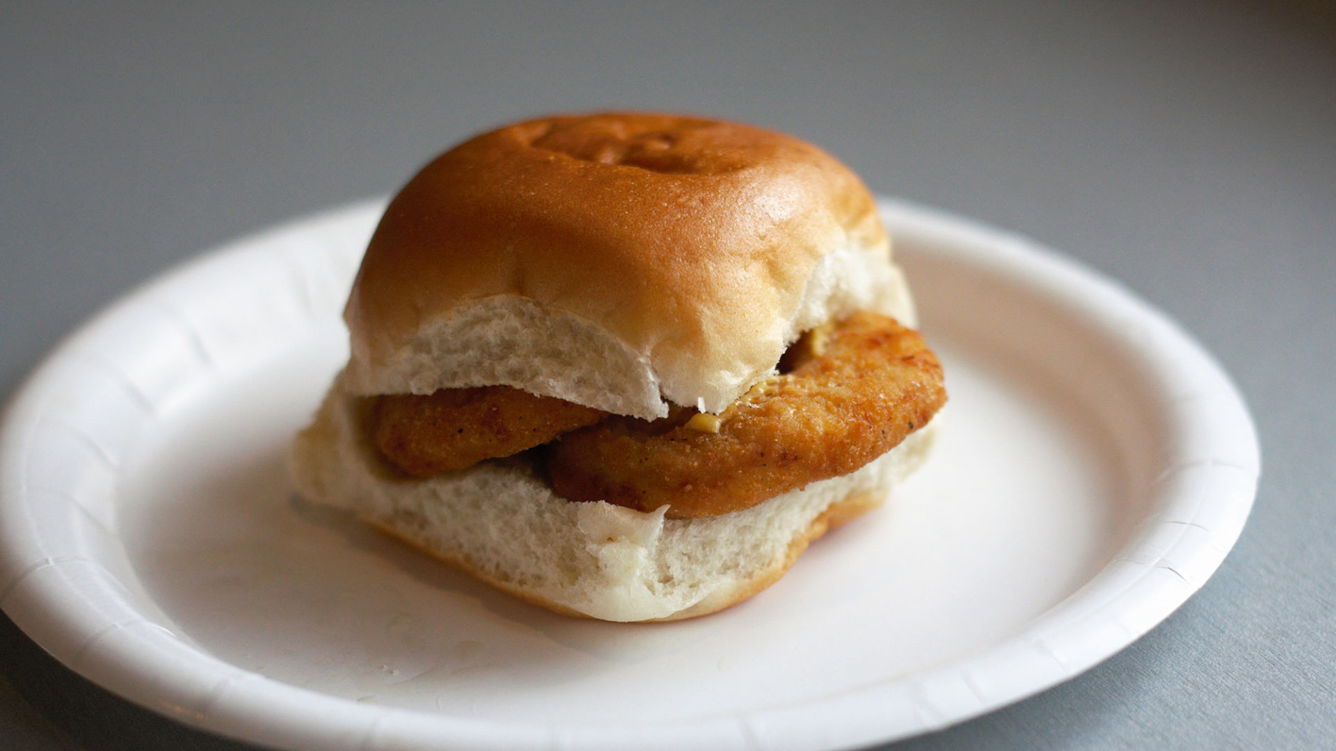 20. Chicken ring slider at White Castle